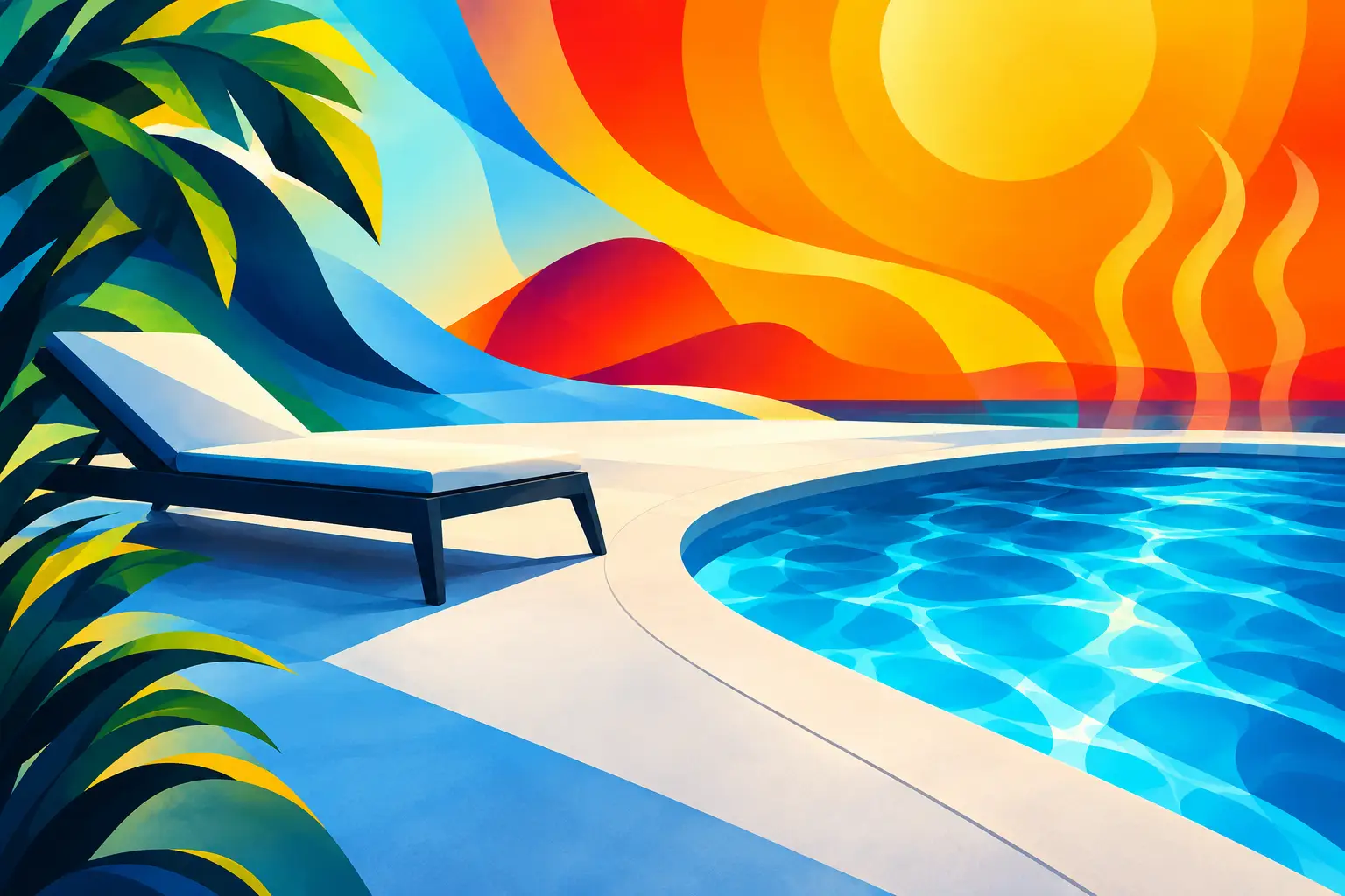 Can Pool Decks Stay Cool in Southern Heat?